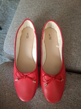 Manoletinas Rojas Tex Talla 40