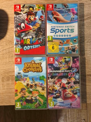 Pack 4 Juegos Nintendo Switch: Mario, Sports, Anim