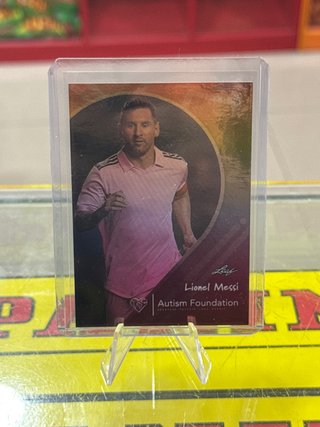 Carta 2023 Leaf Lionel Messi Autism Foundation