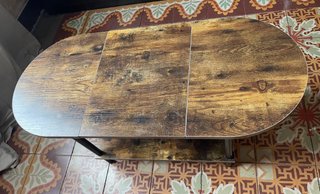 Mesa Auxiliar de Madera y Metal