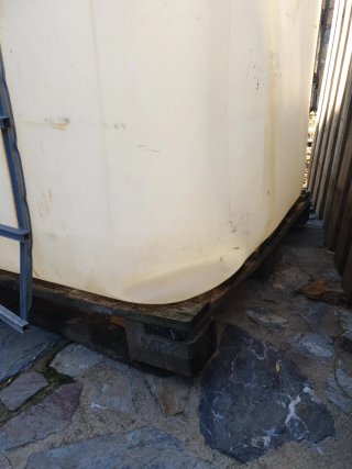 Bidón IBC 1000L con jaula metálica