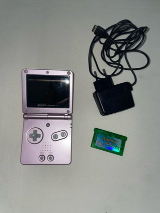Nintendo Game Boy Advance SP AGS-101 + Esmeralda