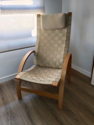 Butaca IKEA de madera