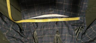 Traje de cuadros CALVINSUIT azul talla L