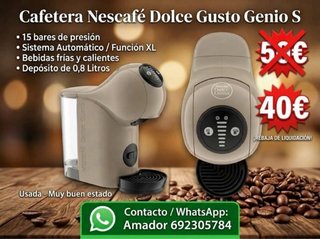 Cafetera Nescafé Dolce Gusto Genio S