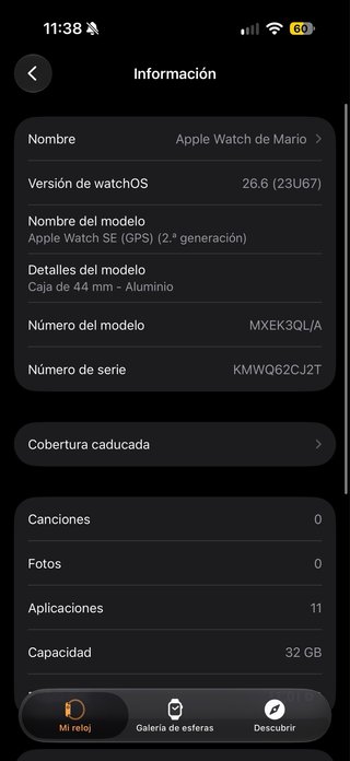 Apple Watch SE GPS 2.ªGen. 44MM Azul Titanium