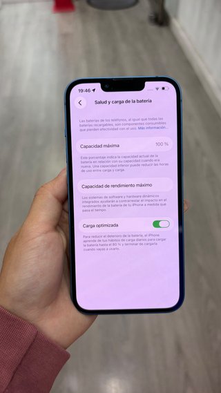 IPHONE 13 AZUL 128GB 100% SALUD