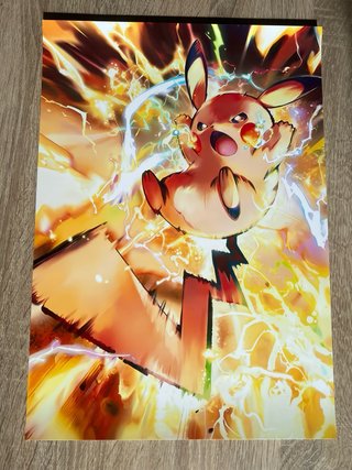 Póster Anime Pikachu Eléctrico