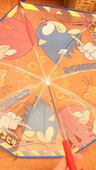 Paraguas Infantil Sonic