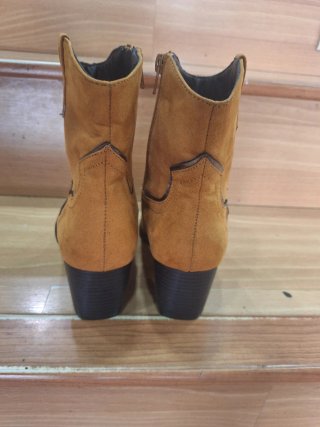 Botines Estilo Cowboy Marrones