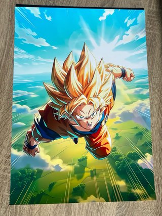 Póster Anime Goku Super Saiyan