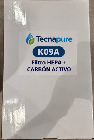 Filtro Tecnapure K09A HEPA + Carbón Activo