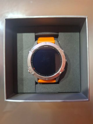Reloj Garmin Fenix 6 Zafiro Naranja
