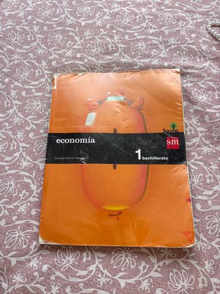 Economía, 1 Bachillerato