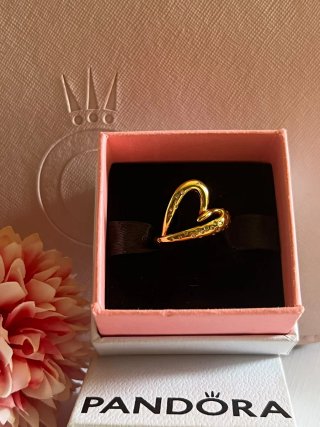 Anillo Corazón Abierto Pandora