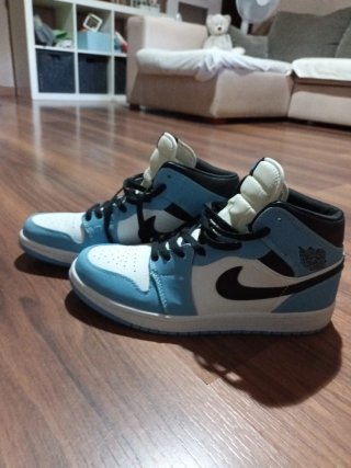 Zapatillas Air Jordan Nike Azul Blanco