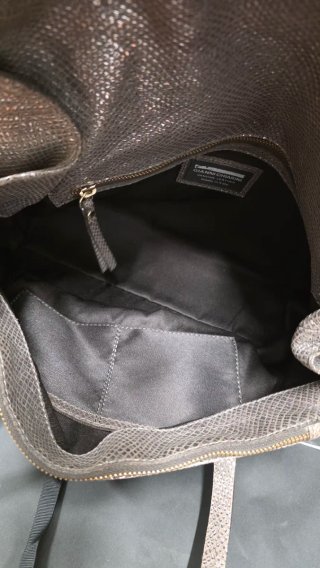 Borsa Gianni Chiarini pelle grigio/argento