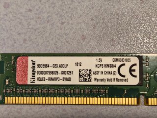 2x 4GB DDR3 RAM Módulos PC Kingston-SKhynix