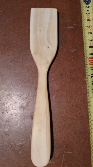 Espátula de madera de boj