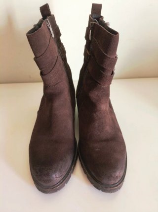 Botines de ante Alpe marrones