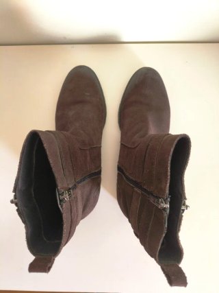 Botines de ante Alpe marrones
