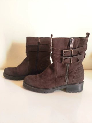 Botines de ante Alpe marrones