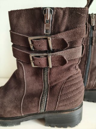 Botines de ante Alpe marrones