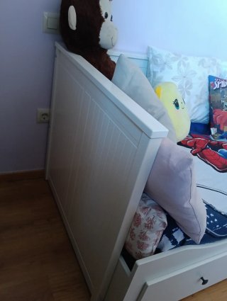 Cama nido Ikea Hemnes madera + colchón nuevo