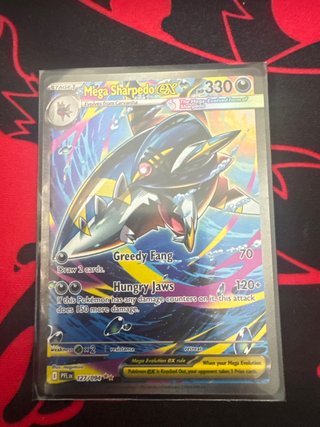 Carta Pokémon Mega Sharpedo EX