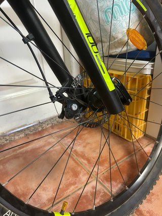 Bicicleta Rockrider 27.5 Neón