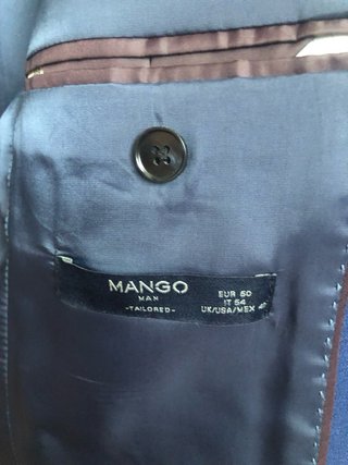 Traje de Hombre Azul