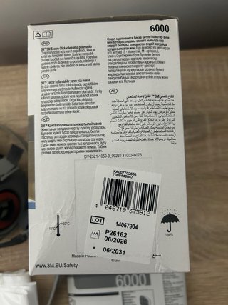 Mascarilla de Protección 3M 6200