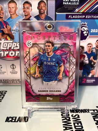 Card Topps Inception Rasmus Højlund 74/125