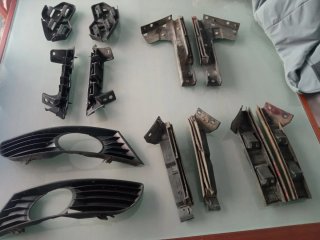 Set de 10 Guías y Rejillas Paragolpes Seat/VW