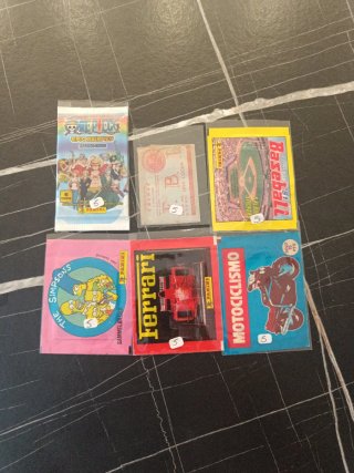 Lote de sobres de cromos