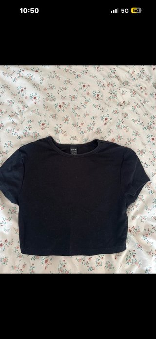 Camiseta negra SHEIN