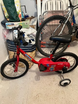 Bicicleta Infantil Decathlon Roja