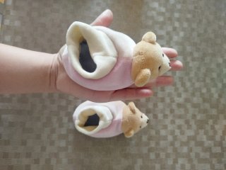 Patucos de Bebé/Muñeco reborn con Diseño de Osito