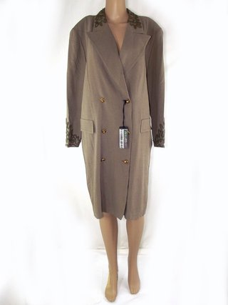 Beppe Bondi Women's 50 3Xl Beige Vintage Double