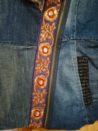 Chaqueta Desigual Patchwork Talla M.
