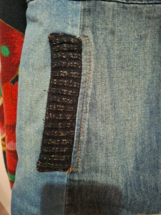 Chaqueta Desigual Patchwork Talla M.