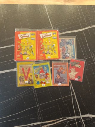 Sobres Vintage de Cromos cerrados y nuevos