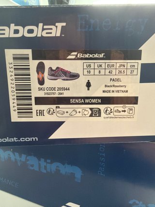 Zapatillas Babolat Sensa Women Talla 42