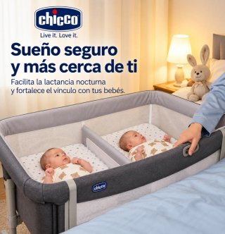 Culla Chicco Next to Me Twin per gemelli