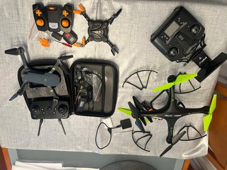 Lote 3 Drones (Negro/Verde)