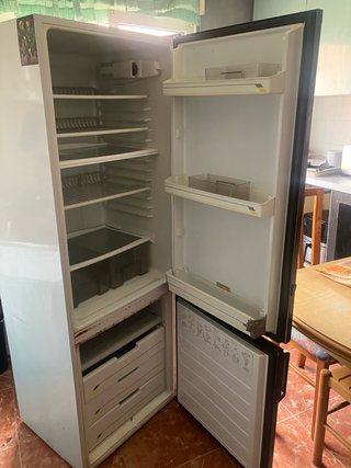 Nevera combi blanca