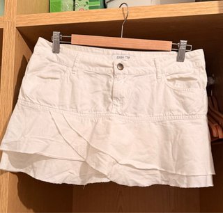 Falda mini Zara blanca