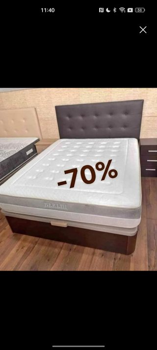 Cama, canapé y colchón en oferta