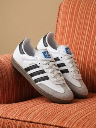 Zapatillas Adidas Samba Blancas y Negras