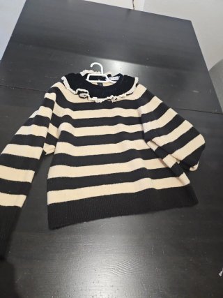 Jersey Zara de Rayas con Cuello